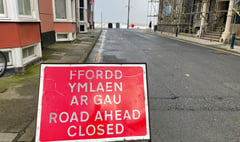 Aberystwyth roads to remain closed all weekend
