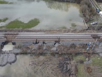 Train line will remain closed for weeks after ‘devastating damage’