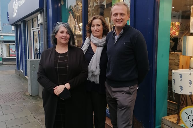 Antur Cymru managing director Bronwen Raine, Julie Morgan and Ceredigion MP Ben Lake (left to right) all attended the launch of the Aberystwyth last week