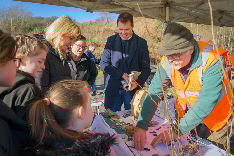 Deputy Minister Lee Waters on site as the first 5,000 trees are given away to the people of Wales. The Welsh government has promised every household in Wales will get a free tree as part of its commitment to fight climate change.