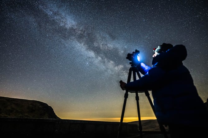 Cambrian Mountains Initiative project manager Dafydd Wyn Morgan is also an astro-photographer