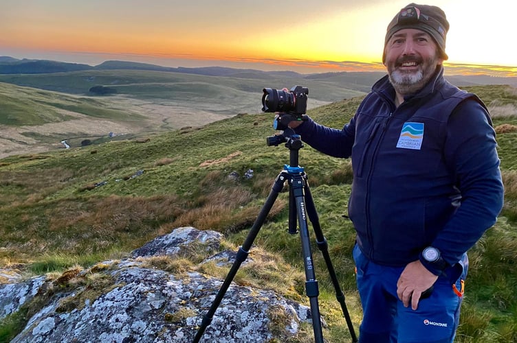 Picture of Project Manager for Cambrian Mountains Initiative Dafydd Wyn Morgan.