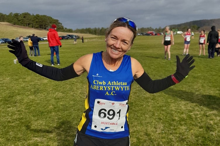 Lynwen Huxtable impressed at the Welsh cross country championships