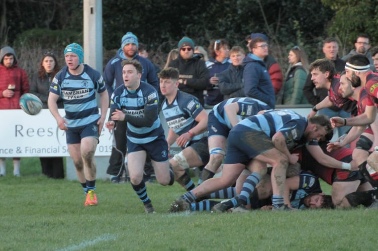 Aberystwyth are through to the quarter final of the WRU Plate competition after a hard-fought win against Bonymaen