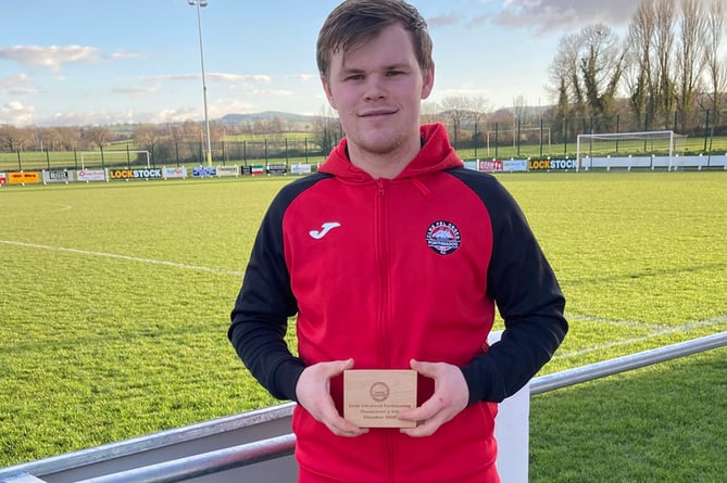 Ifan Emlyn Jones, Porthmadog’s player of the month for February