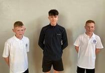 Alfie and Erin win Ysgol Ardudwy cross country races