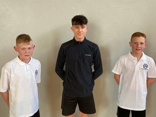 Alfie and Erin win Ysgol Ardudwy cross country races