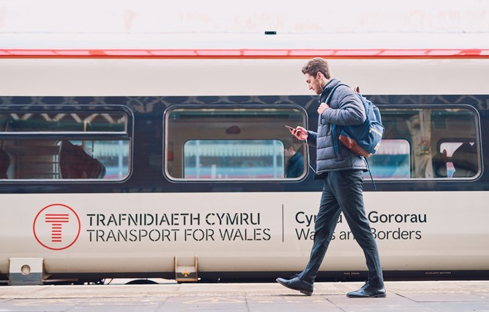 Transport for Wales stock image.