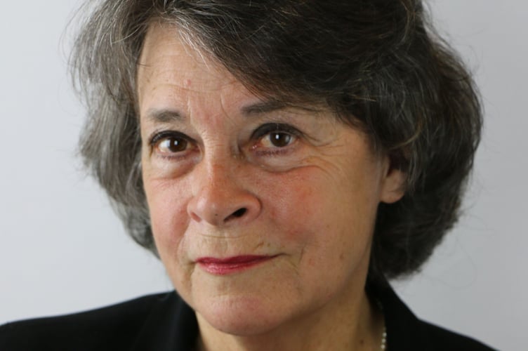 Powys County Council leader Cllr Rosemarie Harris headshot