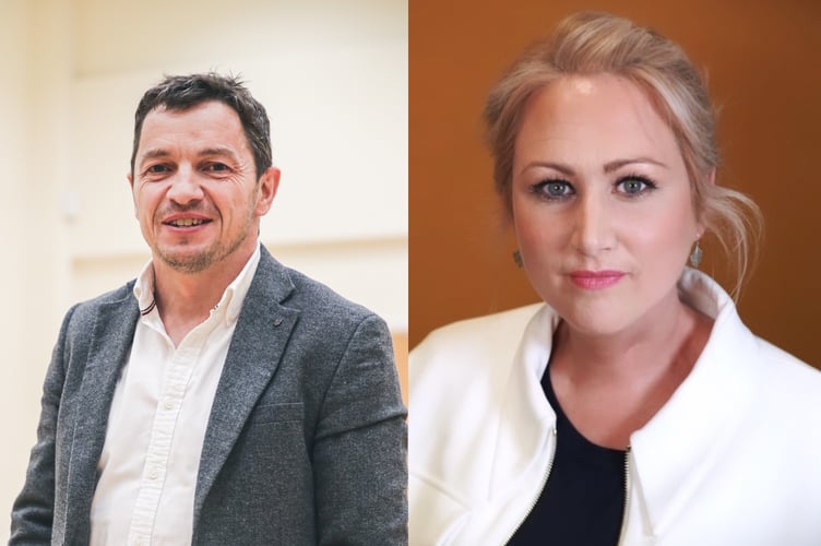 Geraint Evans and Llinos Griffin-Williams have been appointed to “lead the transformation” of Welsh language channel S4C.