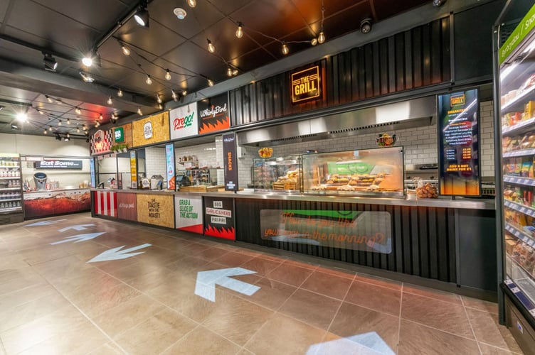 SPAR in Aberystwyth has new snack counters that are inspired by street-food vendors