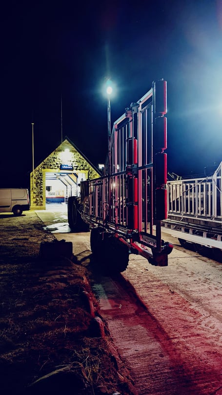 An early morning first call-out of the year for Abersoch RNLI