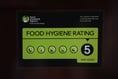 Nearly 70% of Ceredigion food businesses are top rated for hygiene