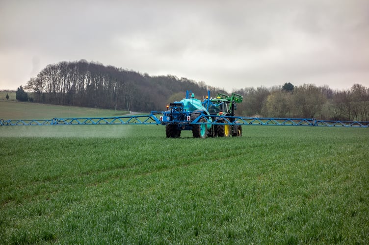 Tractor spreading