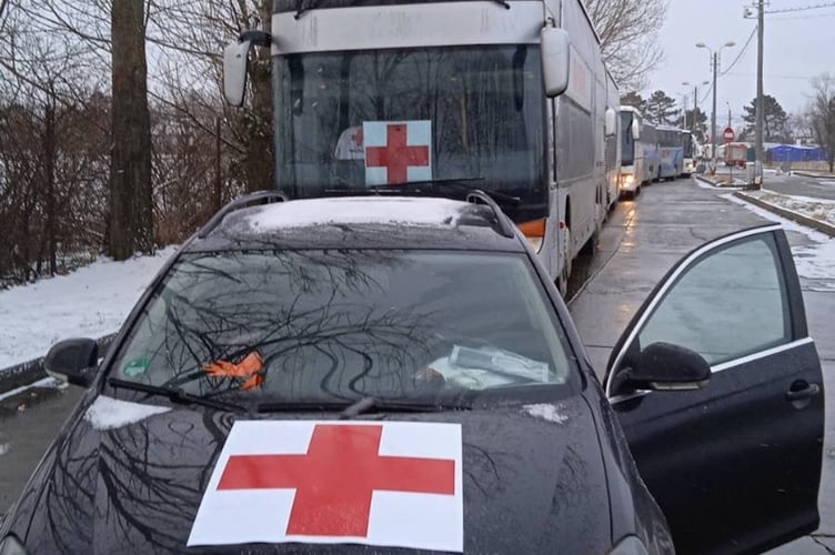 Since their deployment, the Sabre One has been operating on the ground helping to establish a safe route for people from Kyiv to the Polish border.  
