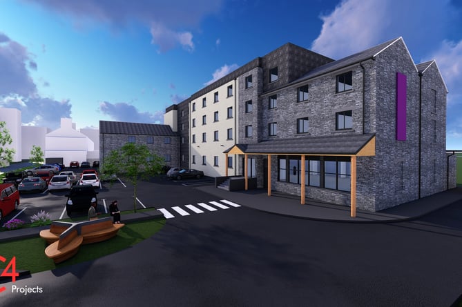 The new hotel in Porthmadog 