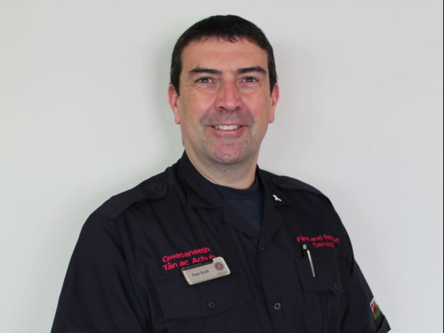 Paul Scott, Senior Fire Safety Manager for North Wales Fire and Rescue Service