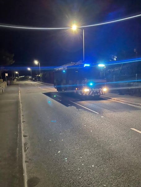 Aberdyfi Fire Station was alerted due to another large scale wildfire