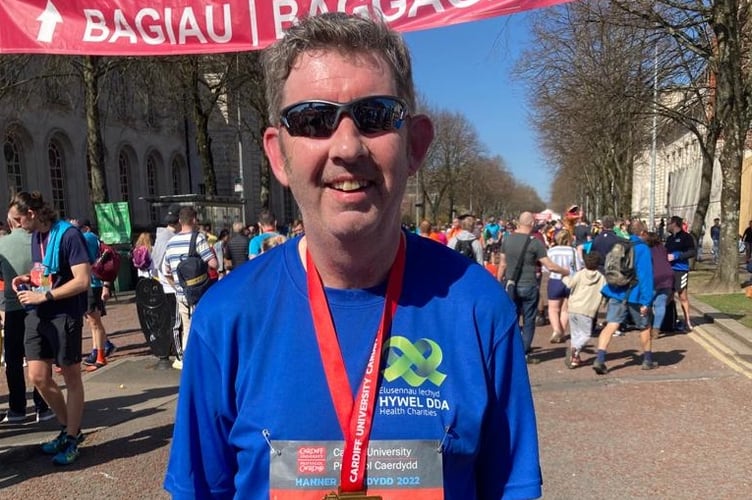Deian Creunant ran his ninth Cardiff Half Marathon recently