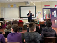 Lampeter pupils learn the art of  beatboxing from Mr Phormula