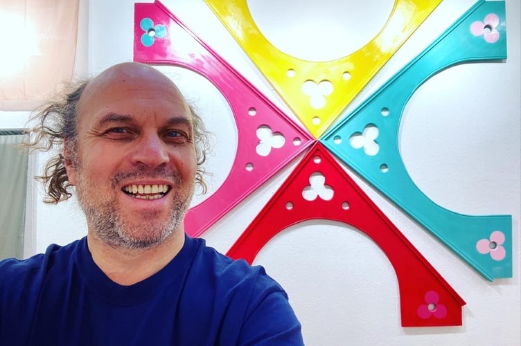 Artist Giles Ford has put together an exhibition celebrating and inspired by Machynlleth