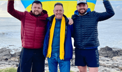 Trio head through Gwynedd and Powys on 160-mile trek for Ukraine