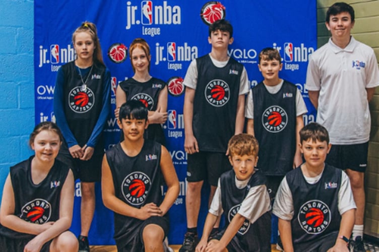 Ysgol Penglais represented the Toronto Raptors