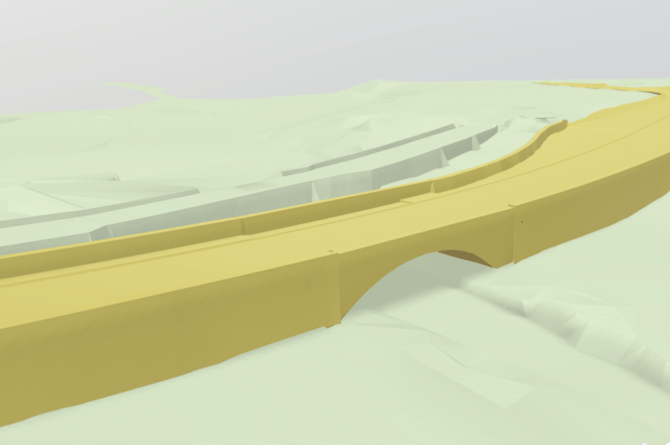 The design of the new bridge