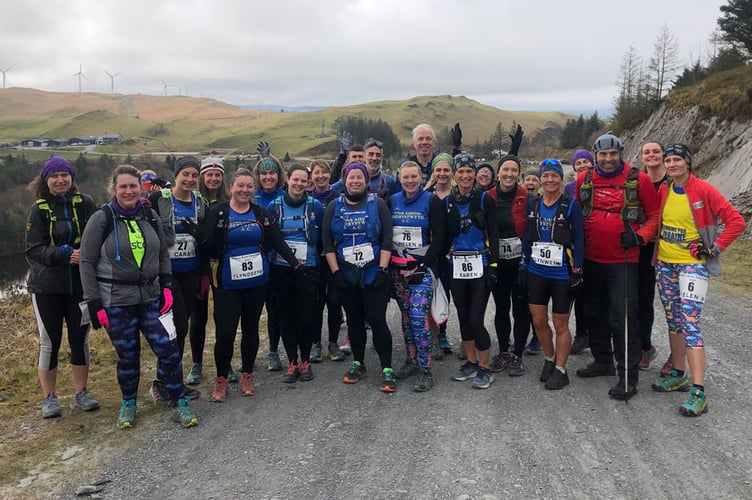 Aberystwyth Athletics Club turned out in force for the Nant yr Arian Silver Trail 