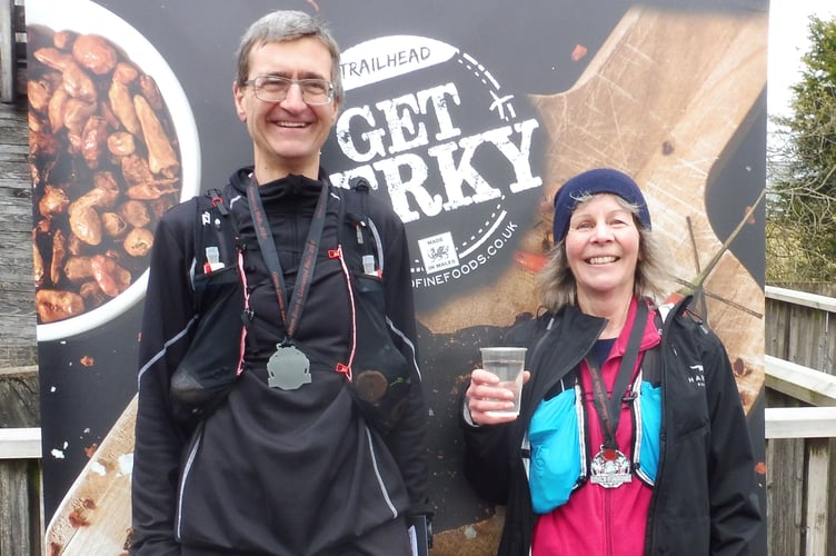Balázs Pintér and Anita Worthing at the Devil’s Staircase Ultra