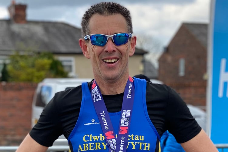Paul Williams at the Manchester Marathon