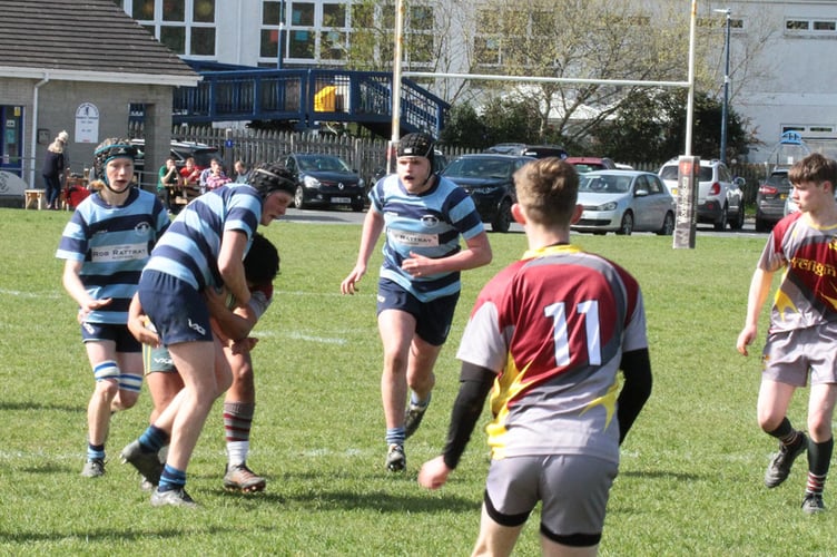 Aberystwyth and Crymych put up a dazzling show of rugby in a close game over the weekend