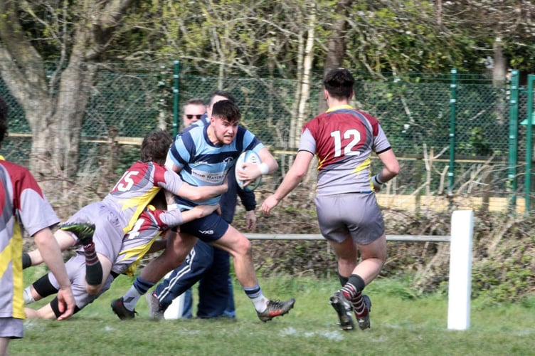 Aberystwyth and Crymych put up a dazzling show of rugby in a close game over the weekend  