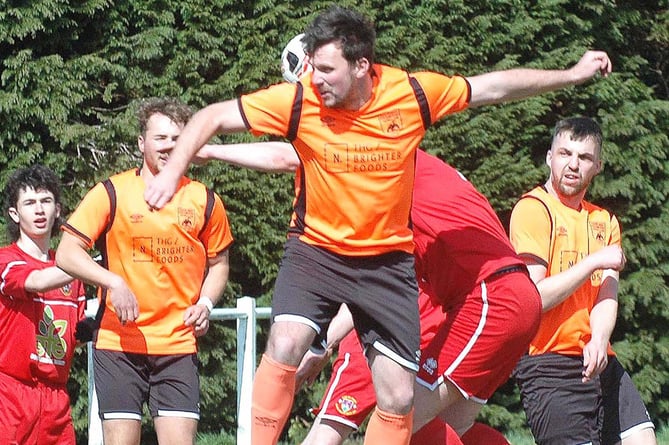 Mark Edmondson scored five goals for Tywyn against Newcastle Emlyn who battled until the end despite having only eight players