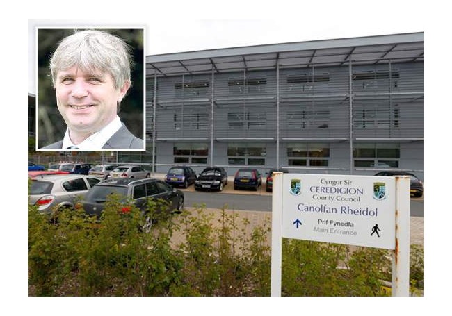 Inset: Chief Executive Eifion Evans