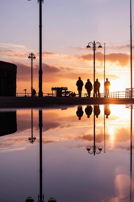 Aberystwyth in the sun