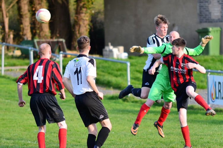Bow Street Reserves 2 Berriew Reserves 0, FAW reserves Central League, 16 April 2022