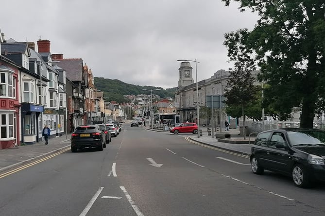 Aberystwyth town centre