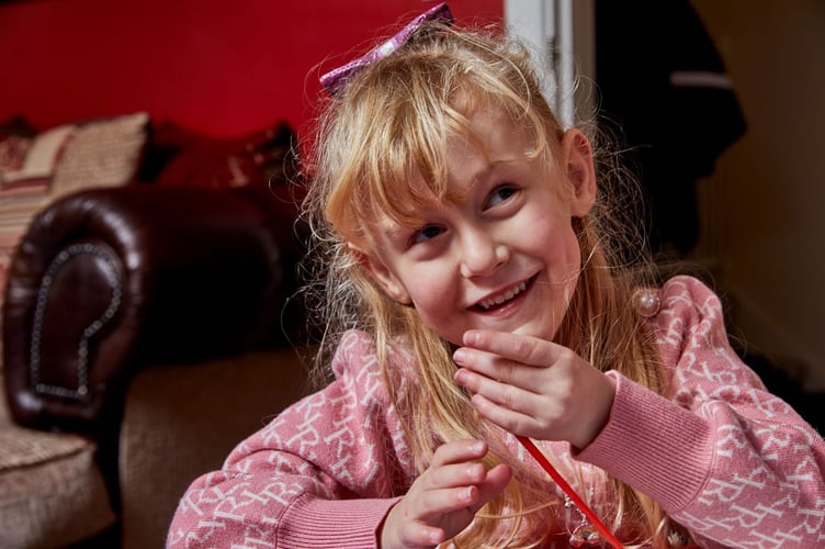 Dolgellau youngster, Paisley Coulson, 5, was referred to Guide Dogs Cymru for help