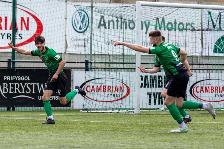 JD Cymru Premier match between  Aberystwyth Town vs Connahs Quay Nomads at Park Avenue Stadium on 23 April 2022      Score 1-1      
© Colin Ewart/pitchsideimages   {iptcyear4}