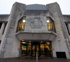Man held over affray and knife charges