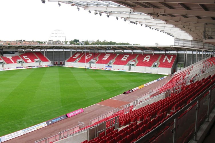 Aberystwyth Athletic face Newcastle Emlyn 2nds in the final of the Scarlets Plate Cup Final on 7 May at Parc y Scarlets in Llanelli