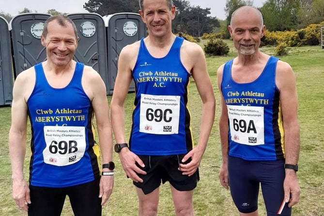 33rd British Masters open 3x5k relay road