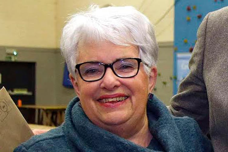 Ceredigion County Council’s outgoing leader Cllr Ellen ap Gwynn