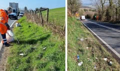 Campaign launched to tackle litter along our roads