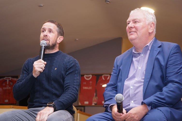 An evening with Shane Williams, Machynlleth RFC