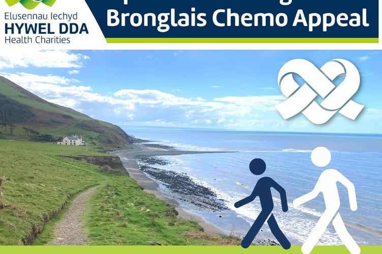 The Bronglais Chemo Appeal Coastal Path Walk takes place on 25 June