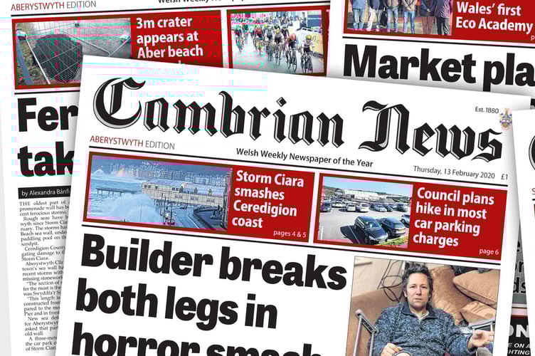 Cambrian News montage