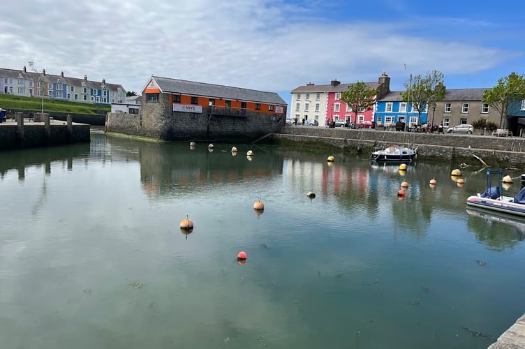 Aberaeron harbour