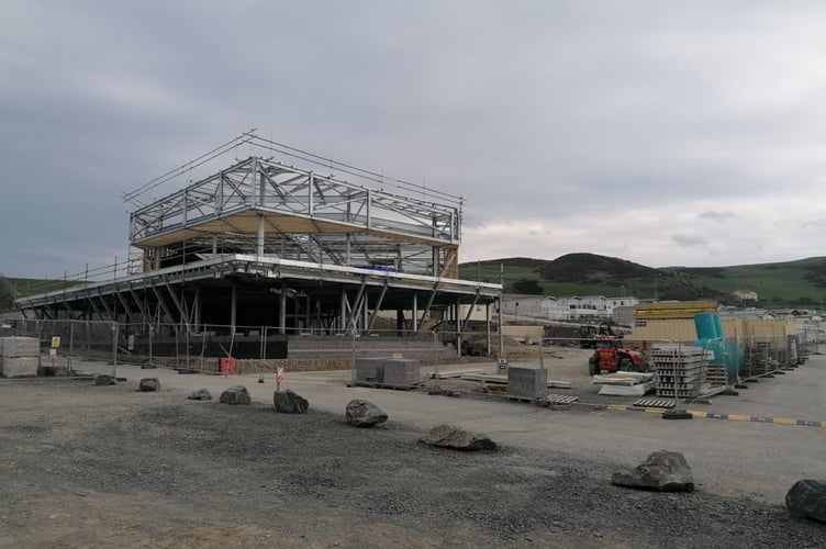 Work at Glan y mor Caravan Park